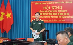 Tổng cục Chính trị kiểm tra Đề án hỗ trợ thông tin tuyên truyền về quốc phòng, an ninh, dân tộc tại Tuyên Quang