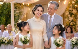 Cháu ngoại vui đám cưới bà