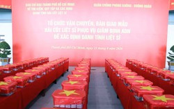 Chuyến bay đặc biệt đưa 7.104 mẫu hài cốt liệt sỹ ra Hà Nội đi tìm danh tính