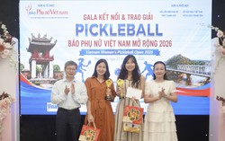 Bế mạc và trao giải Pickleball Báo Phụ nữ Việt Nam mở rộng 2026