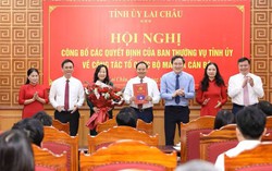 Lai Châu công bố các quyết định về công tác tổ chức bộ máy và cán bộ