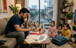 Sát ngày cưới, chồng sững sờ khi vợ cũ đem trả... 3 đứa con nhỏ