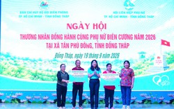 Ngày hội "Thương nhân đồng hành cùng phụ nữ biên cương" ở Đồng Tháp