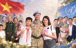 Xúc động khoảnh khắc thân nhân tiễn những người lính "mũ nồi xanh" lên đường gìn giữ hòa bình