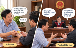 Vay vàng trả tiền mặt kiện ra tòa ai đúng, ai sai?