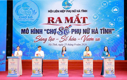 Phụ nữ Hà Tĩnh đưa sản phẩm bản địa lên “Chợ số”