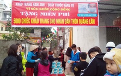 Hội LHPN Bắc Ninh vận động nhà hảo tâm tặng hơn 45.000 khẩu trang cho người dân phòng dịch Corona