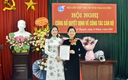 Hội LHPN tỉnh Thái Nguyên có tân Chủ tịch