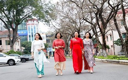 Quyên góp, tặng áo dài cho nữ công nhân viên chức khó khăn 