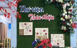 Thầy cô miền núi làm thư viện thân thiện chào đón học sinh trở lại trường