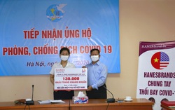 TƯ Hội LHPN Việt Nam tiếp nhận ủng hộ phòng chống dịch Covid-19 từ Tập đoàn Hanesbrands