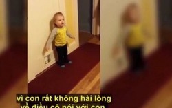 Bé 2 tuổi phản ứng khi cô giáo nói từ xấu ở lớp