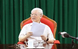 Tổng Bí thư, Chủ tịch nước Nguyễn Phú Trọng chủ trì họp lãnh đạo
