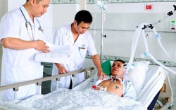 Nội soi thông dạ dày điều trị nhồi máu não kèm viêm phổi