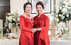 'Bí kíp' chọn áo dài cho 2 bà sui trong lễ cưới