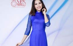 Miss Photo 2017: Thanh thoát tà áo dài Xanh dương