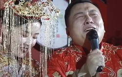 Chú rể khóc nức nở trong ngày cưới vì lấy được vợ sau 7 lần làm phù rể