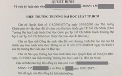 Đình chỉ học nữ sinh viên photo giáo trình, giảng viên đồng tình