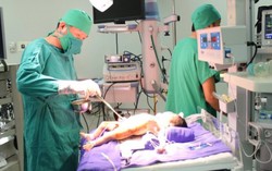 4 ngày tuổi đã mắc u tuyến thận hiếm gặp