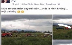 Công an triệu tập 1 phụ nữ tung tin máy bay rơi để "câu view"