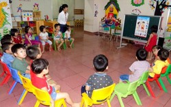 Diện tích nhóm, lớp mầm non phải đạt 1,5m2/trẻ