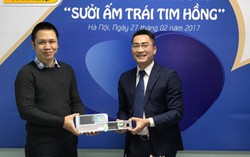 'Sưởi ấm' trái tim hồng