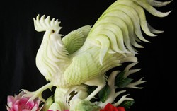 Tạo hình thú từ củ quả: Nhìn là mê