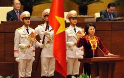 Clip Chủ tịch Quốc hội Nguyễn Thị Kim Ngân tuyên thệ