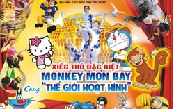 Vui Tết cùng khỉ biết bay trong thế giới hoạt hình