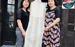 2 chị em người Hà Nội tặng 8 bộ áo dài cho Mottainai 2018