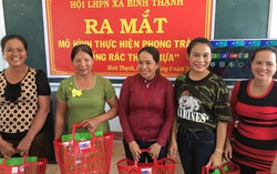 Những việc làm thiết thực hạn chế rác thải nhựa của phụ nữ Quảng Ngãi