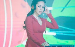 Á hậu Tố Uyên trổ tài DJ trong chương trình Phụ nữ quyền năng