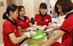  Tái chế đồ vải, xà phòng dành tặng trẻ em nghèo
