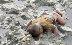 'Dậy sóng' hình ảnh cái chết của em bé tị nạn Myanmar