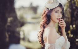Chế Nguyễn Quỳnh Châu diện váy cô dâu lộng lẫy như công chúa 