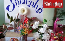 'Tái chế rác thải nhựa': Ý tưởng sáng tạo của phụ nữ Quảng Ninh