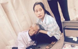 Cụ ông bị xe tải cán gẫy chân rồi bỏ chạy