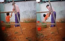 Lời khai của người phụ nữ hành hạ bé trai 2 tuổi giữa trời lạnh