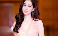 Hoa hậu Đặng Thu Thảo diện đầm mỏng manh trong trời đông Hà Nội