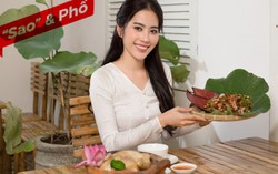 Hoa khôi Nam Em "rút ruột" với không gian ẩm thực đậm chất miền Tây