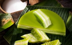 Bánh da lợn lá dứa dẻo dai ngọt ngào