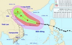 Bão số 7 đang di chuyển nhanh về đất liền