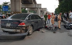 Nữ tài xế gây tai nạn liên hoàn, ít nhất 2 cháu bé bị thương nặng