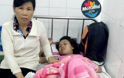 Bé gái bị tai nạn gãy đùi - gia đình thêm khốn khó