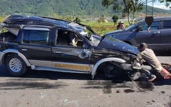 Lật xe 7 chỗ trên cao tốc ở Đà Lạt, 1 người tử vong