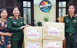 Mottainai 2018 nhận quà và tiền ủng hộ từ Lữ đoàn 86