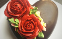 Công thức làm hoa chocolate