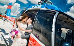 'Tuyệt đỉnh lãng mạn' trên máy bay trực thăng