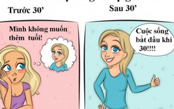 Sự khác biệt của phụ nữ trước và sau tuổi 30
