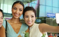 Kỳ Duyên selfie cùng Hoa hậu Pháp Flora Coquerel